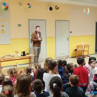 Odpoledne ve školní družině s myslivcem