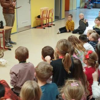 Odpoledne ve školní družině s myslivcem