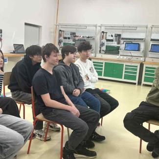 9. B - exkurze na SPŠ