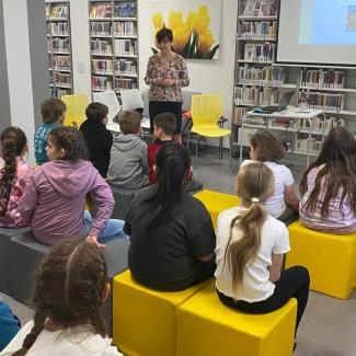 Velikonoční dobrodružství třídy 3. A v knihovně