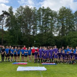 Sportovní den s kamarády z Holandska